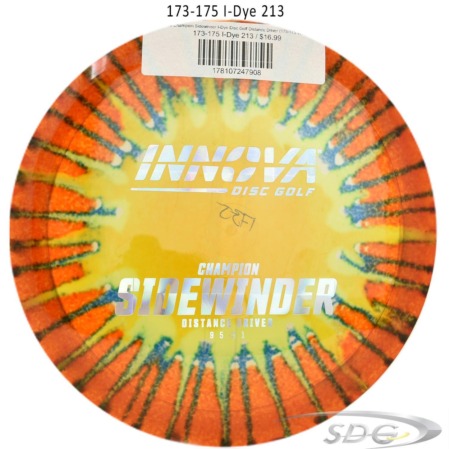 innova-champion-sidewinder-i-dye-disc-golf-distance-driver 173-175 I-Dye 213 