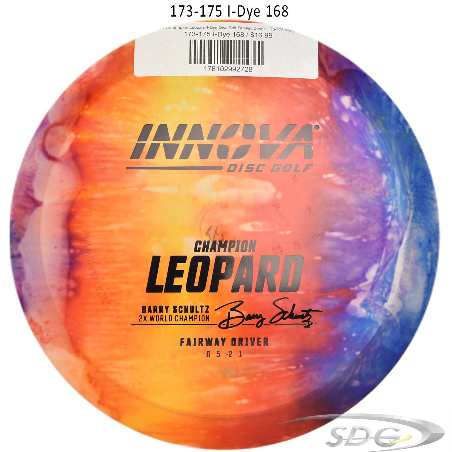 innova-champion-leopard-i-dye-disc-golf-fairway-driver 173-175 I-Dye 168 