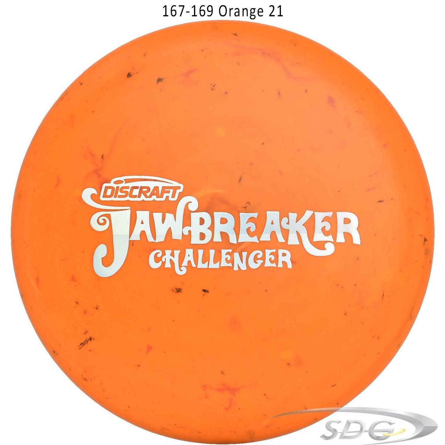 discraft-jawbreaker-challenger-disc-golf-putter 167-169 Orange 21