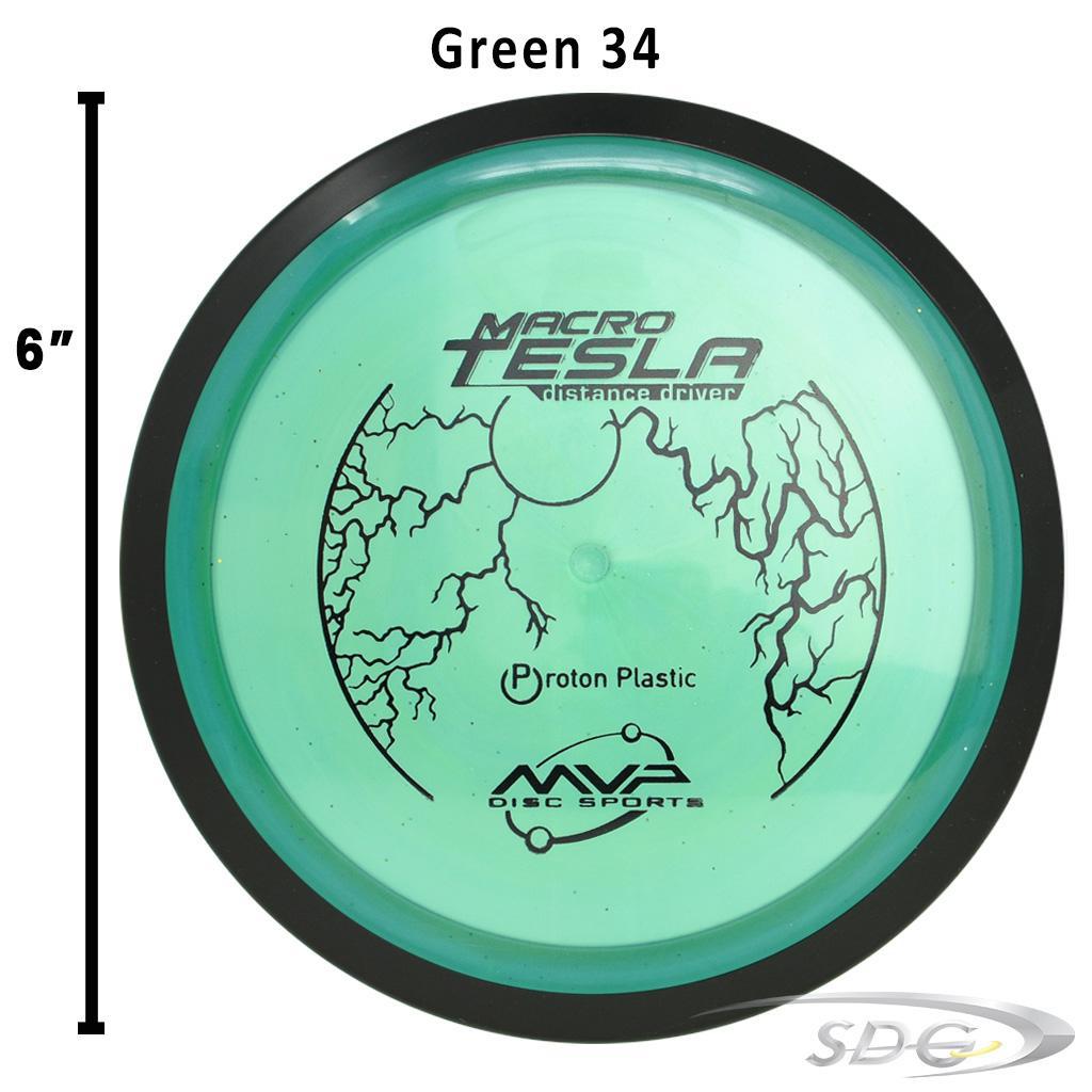 mvp-proton-tesla-macro-disc-golf-mini-marker Green 34 