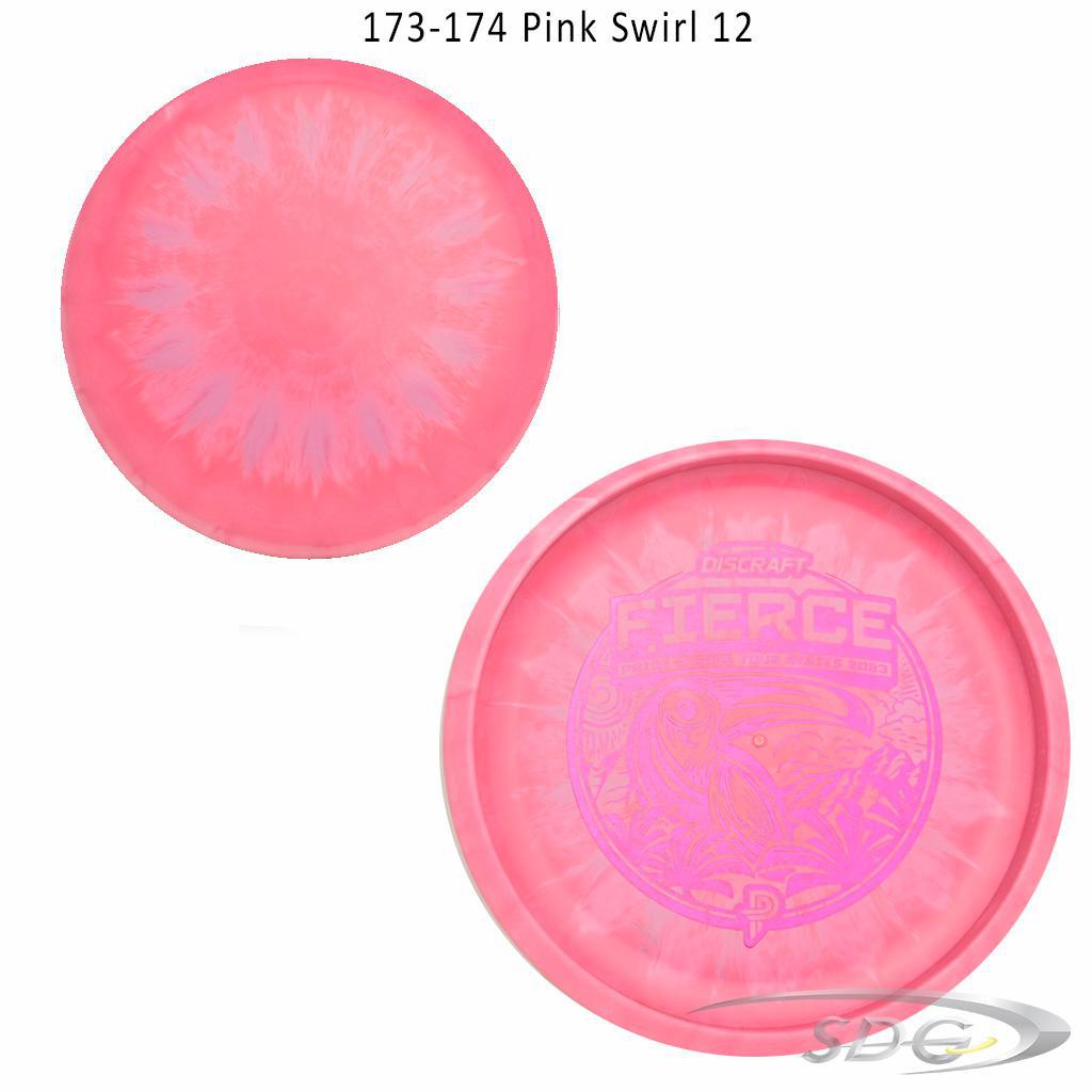 discraft-esp-fierce-bottom-stamp-2023-paige-pierce-tour-series-disc-golf-putter 173-174 Pink Swirl 12 