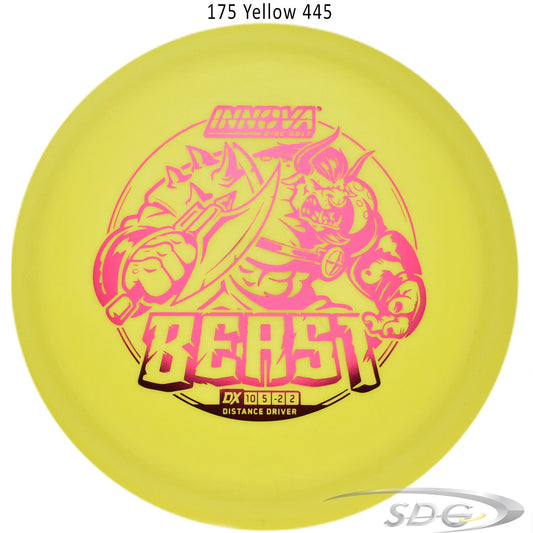 innova-dx-beast-disc-golf-distance-driver 175 Yellow 445 