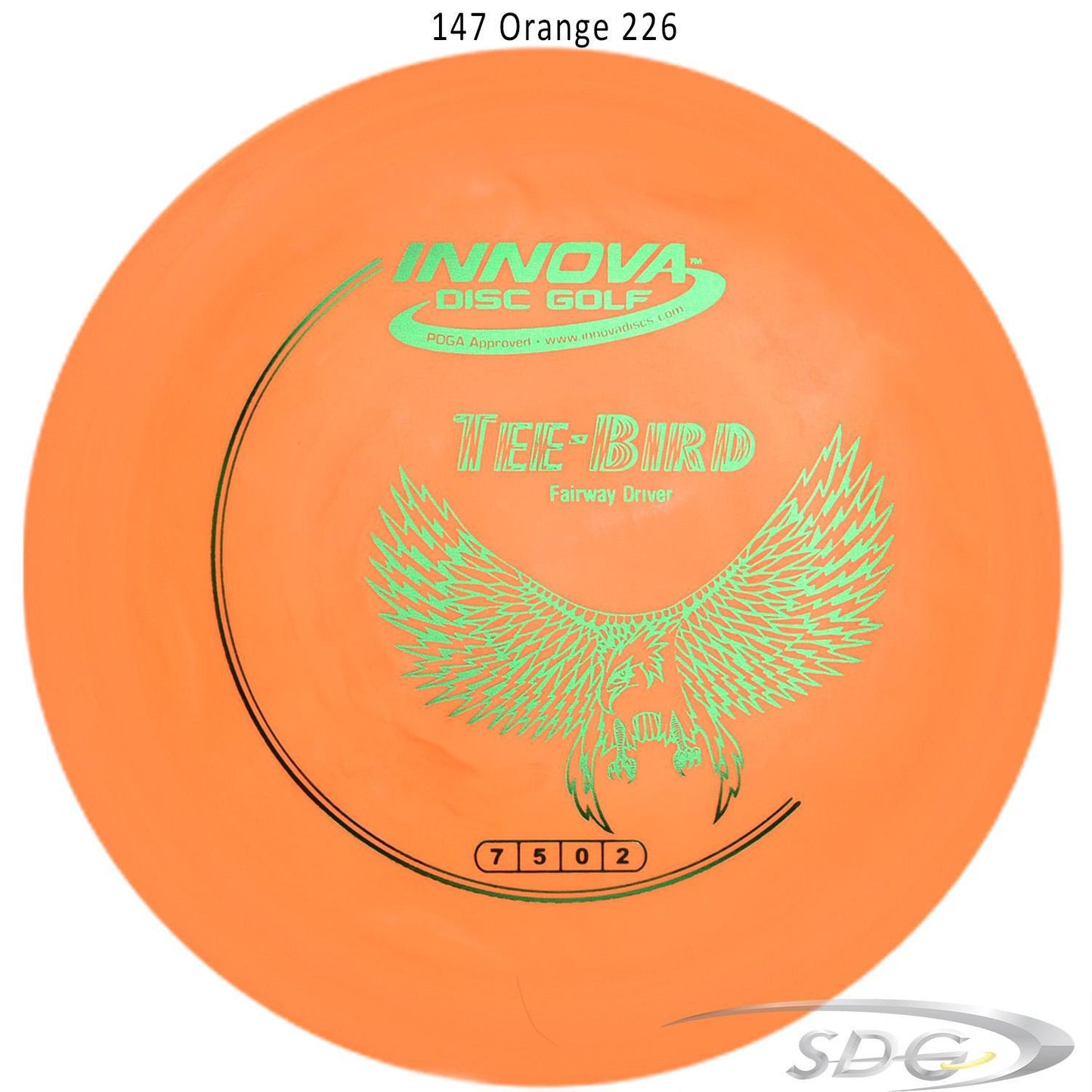 innova-dx-teebird-disc-golf-fairway-driver 147 Orange 226 