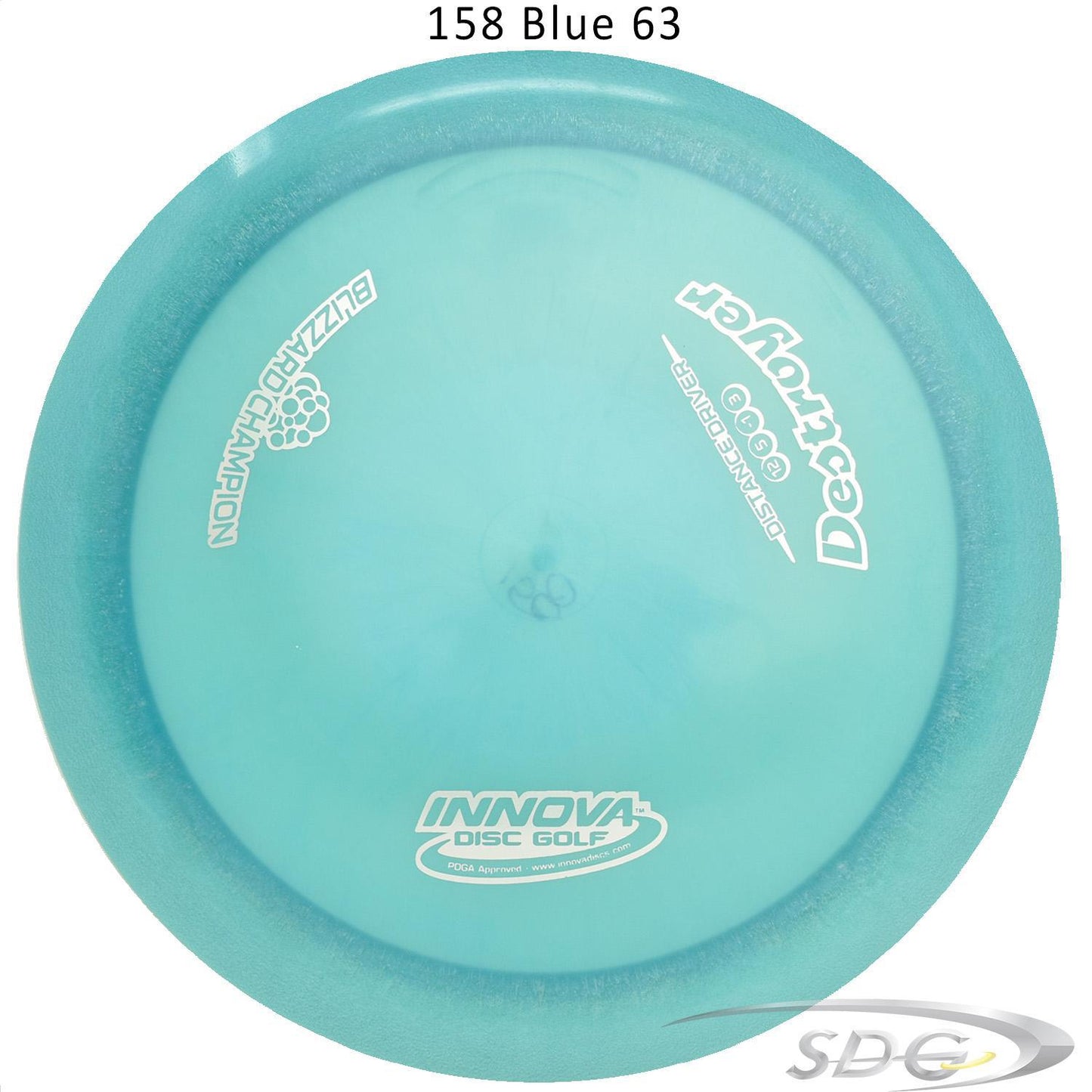 innova-blizzard-champion-destroyer-disc-golf-distance-driver 158 Blue 63 