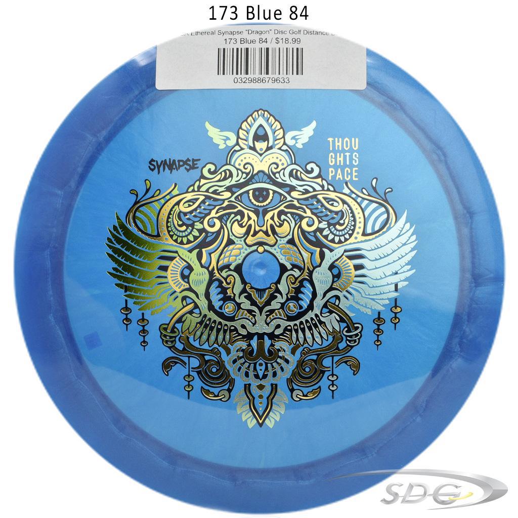 tsa-ethereal-synapse-dragon-disc-golf-distance-driver 173 Blue 84 