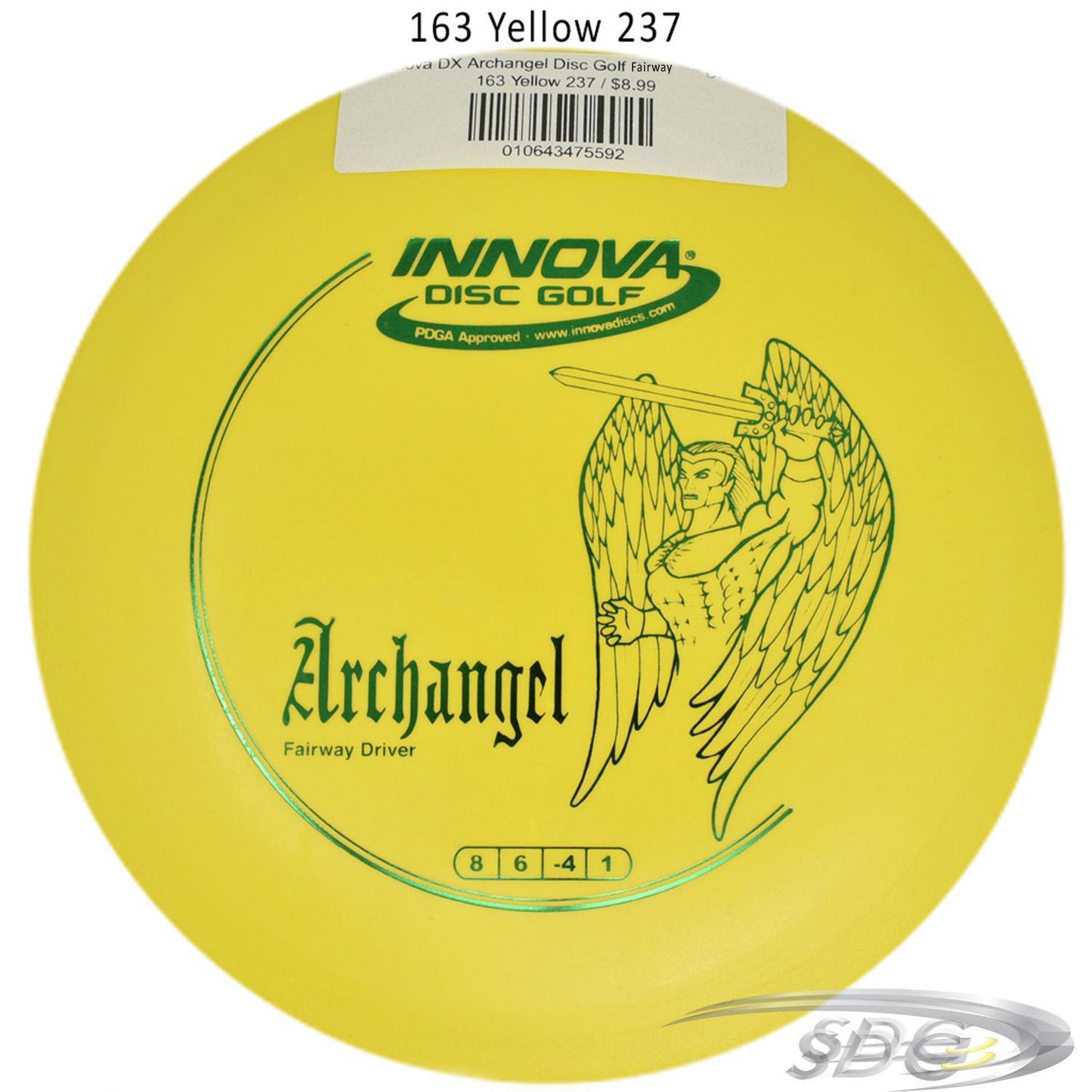 innova-dx-archangel-disc-golf-fairway-driver 163 Yellow 237 