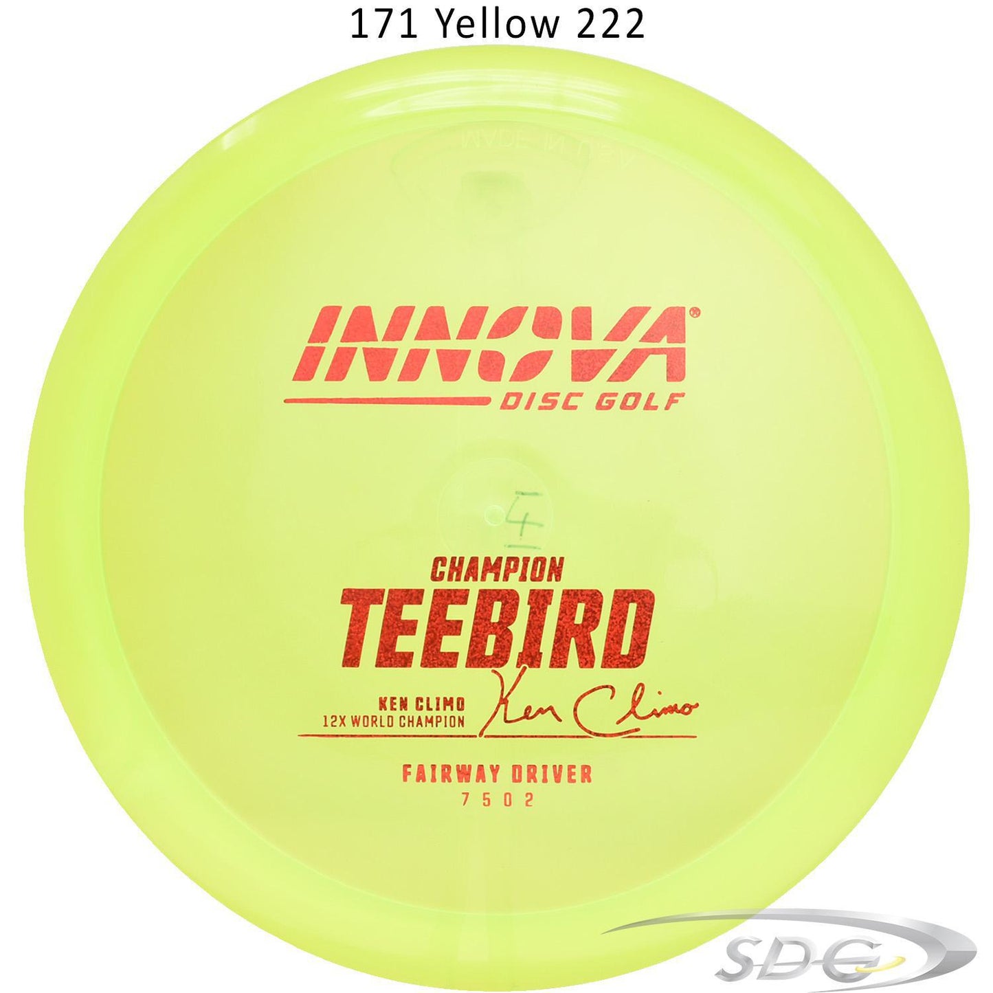 innova-champion-teebird-disc-golf-fairway-driver 171 Red 221 