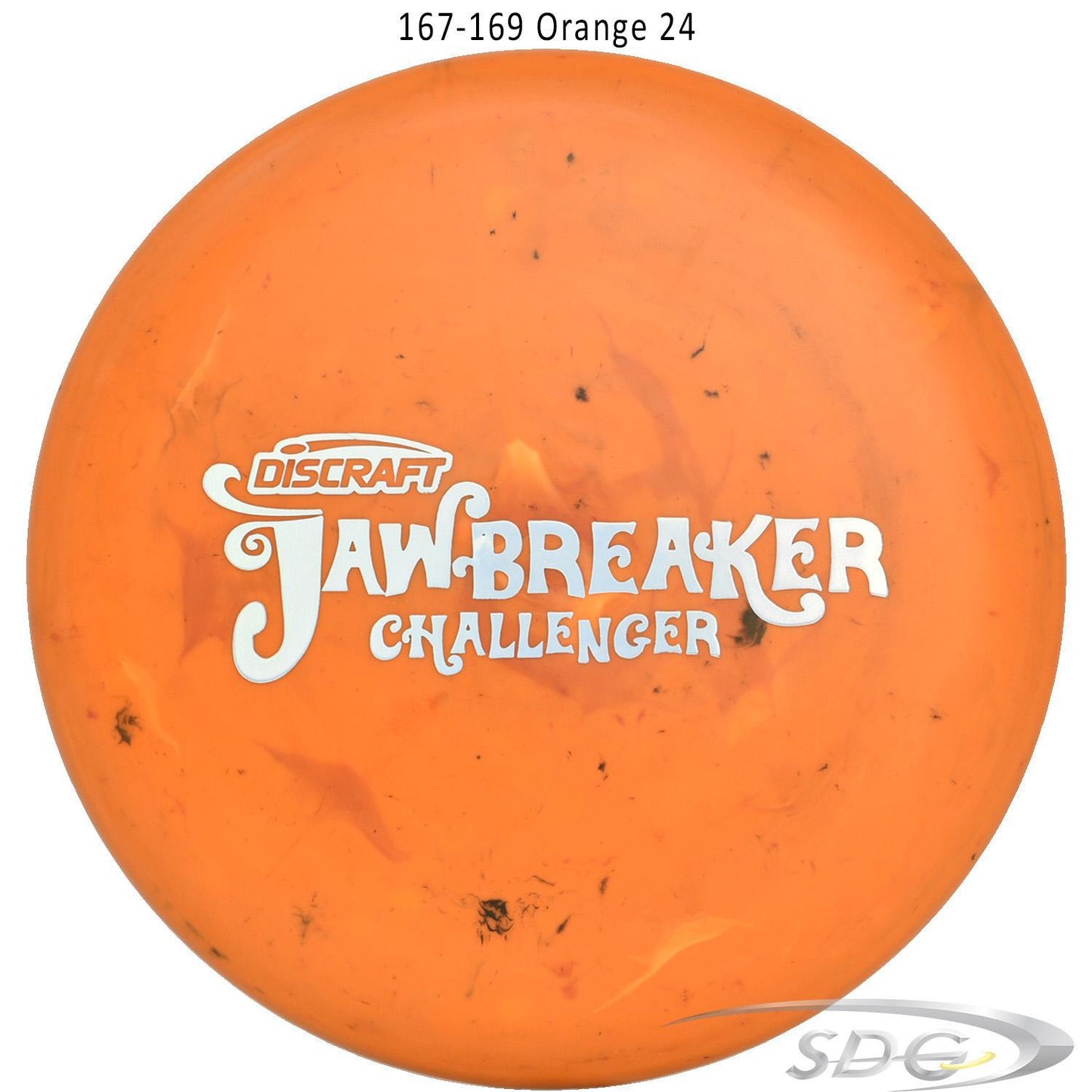 discraft-jawbreaker-challenger-disc-golf-putter 167-169 Orange 25 