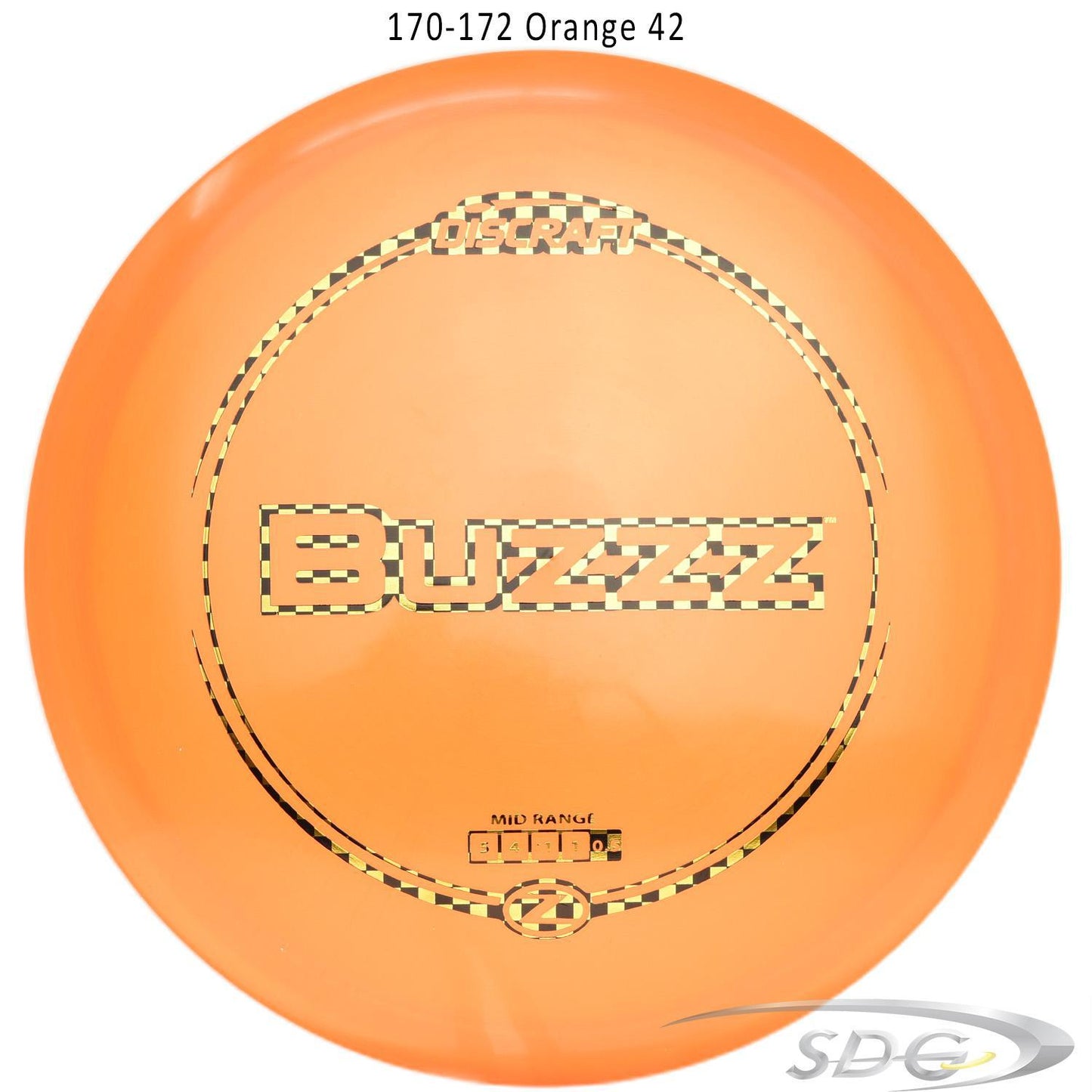 discraft-z-line-buzzz-disc-golf-mid-range-172-170-weights 170-172 Orange 42 