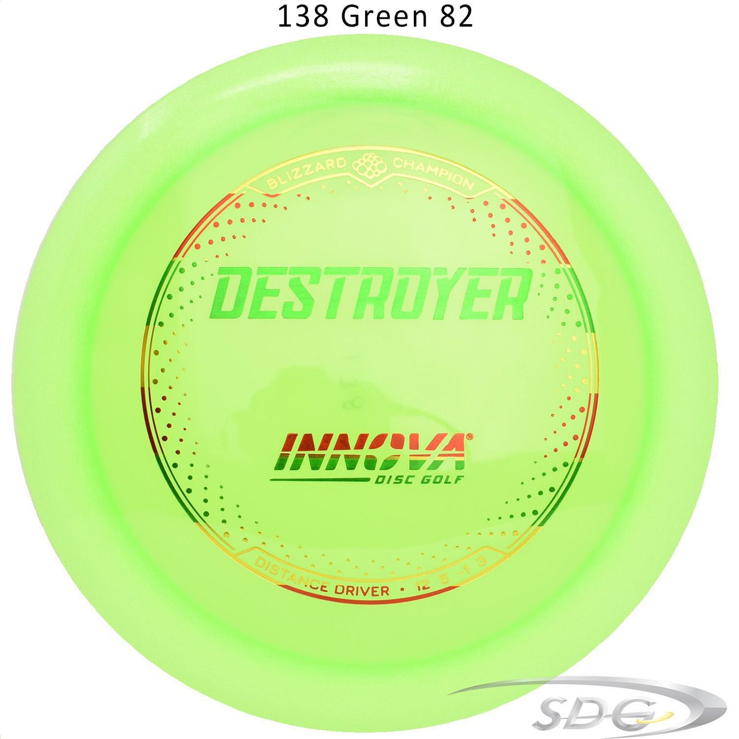innova-blizzard-champion-destroyer-disc-golf-distance-driver 138 Green 82 