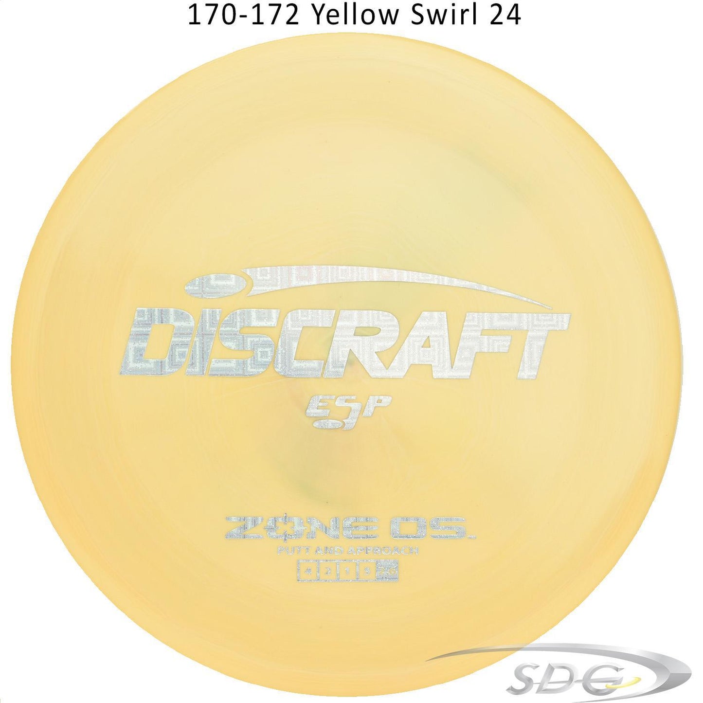 discraft-esp-zone-os-disc-golf-putter 170-172 Yellow Swirl 24 