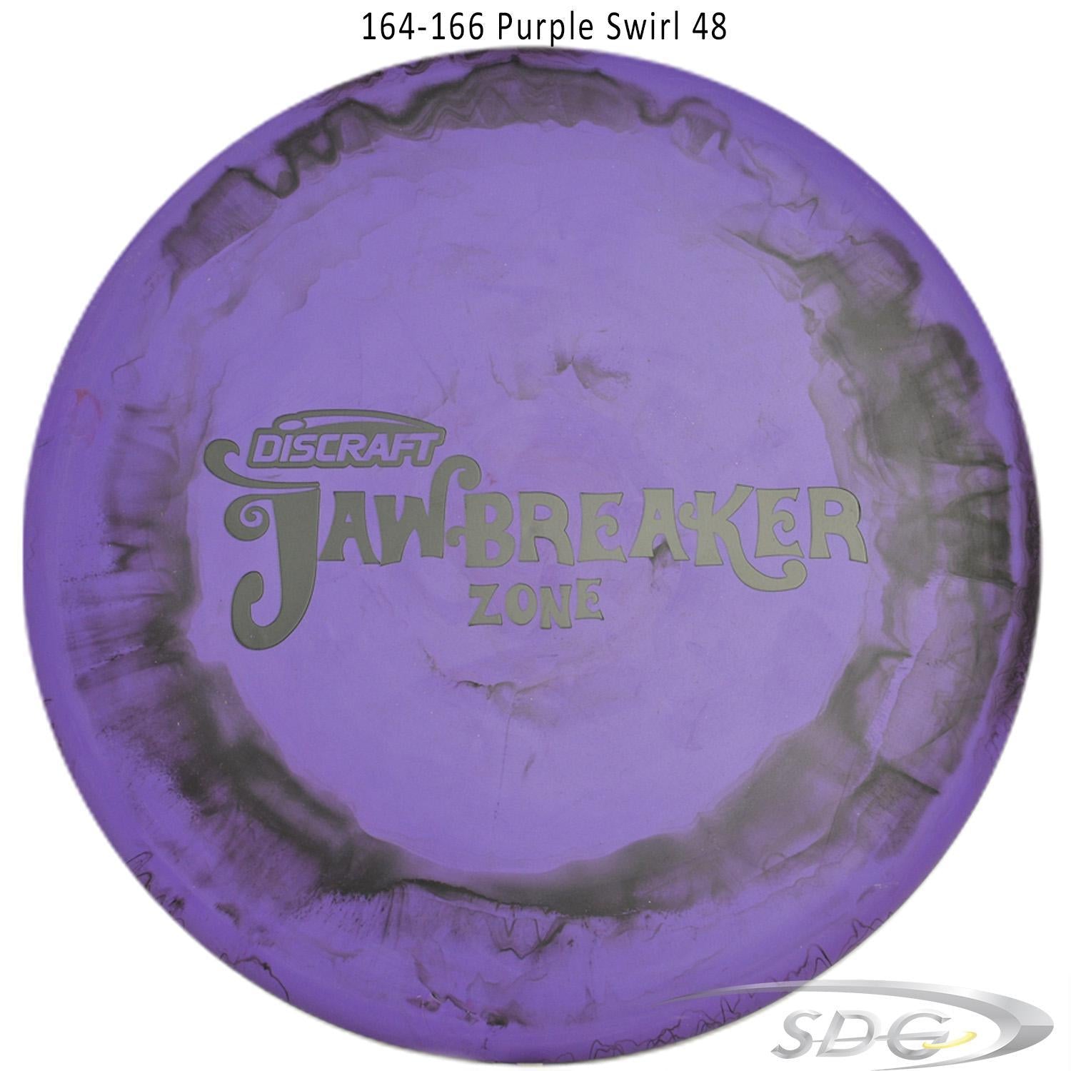 discraft-jawbreaker-zone-disc-golf-putter-169-160-weights 164-166 Purple Swirl 48 