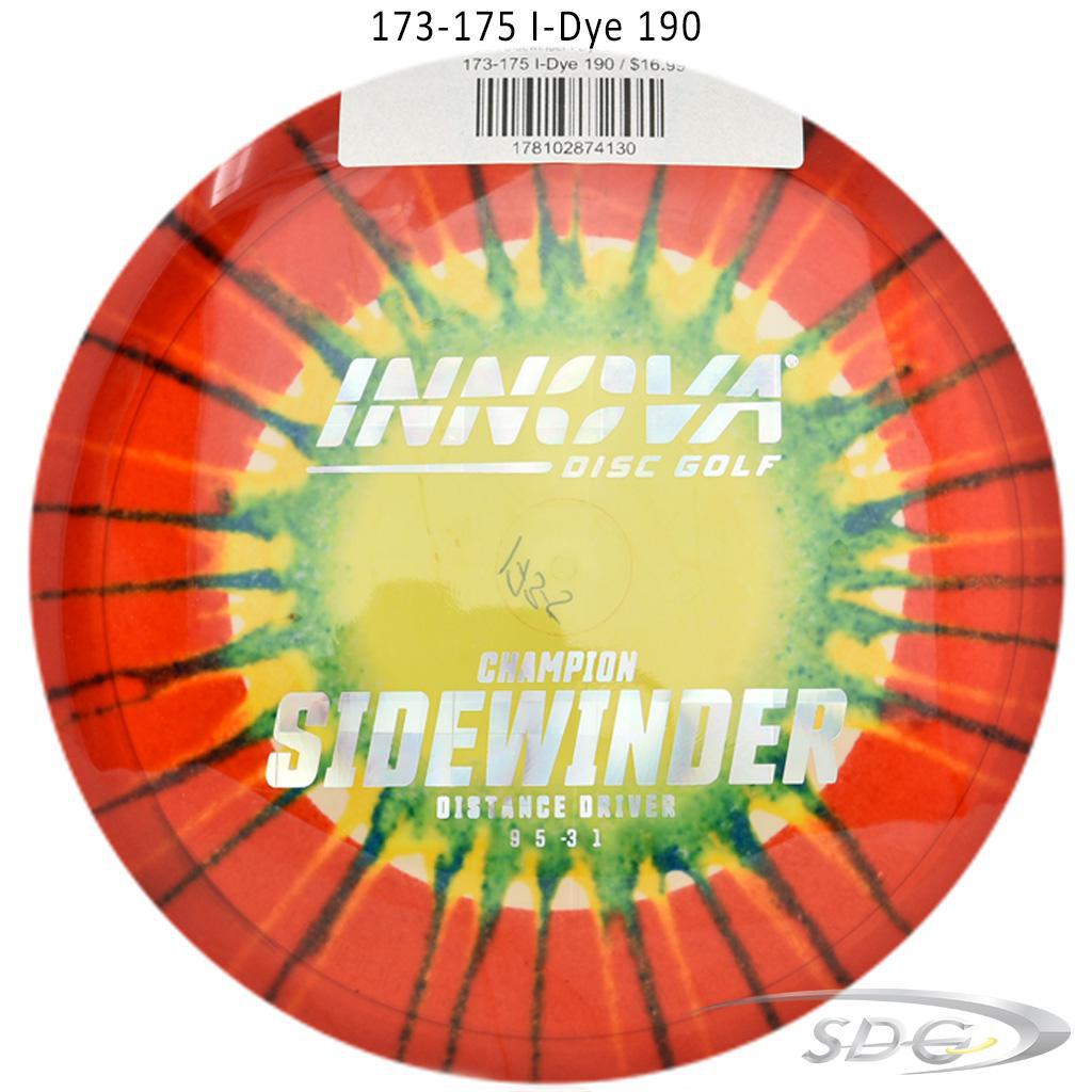 innova-champion-sidewinder-i-dye-disc-golf-distance-driver 173-175 I-Dye 190 