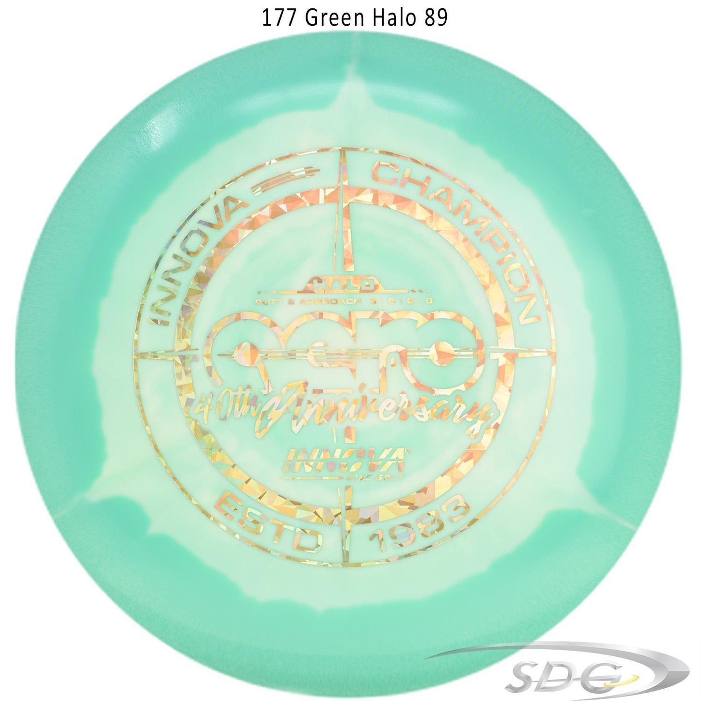 innova-halo-star-aero-40th-anniversary-le-disc-golf-putter 177 Green Halo 89 