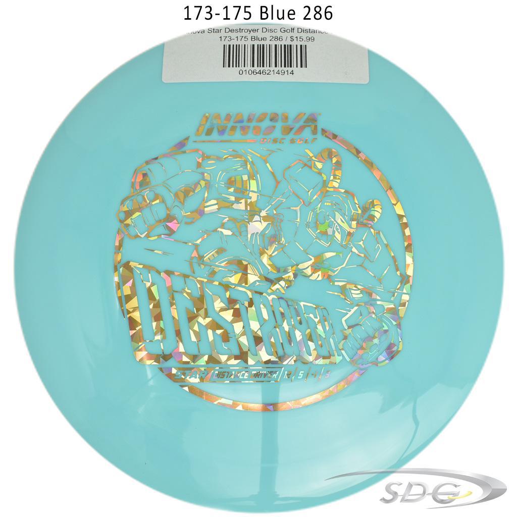 innova-star-destroyer-disc-golf-distance-driver 173-175 Blue 286 
