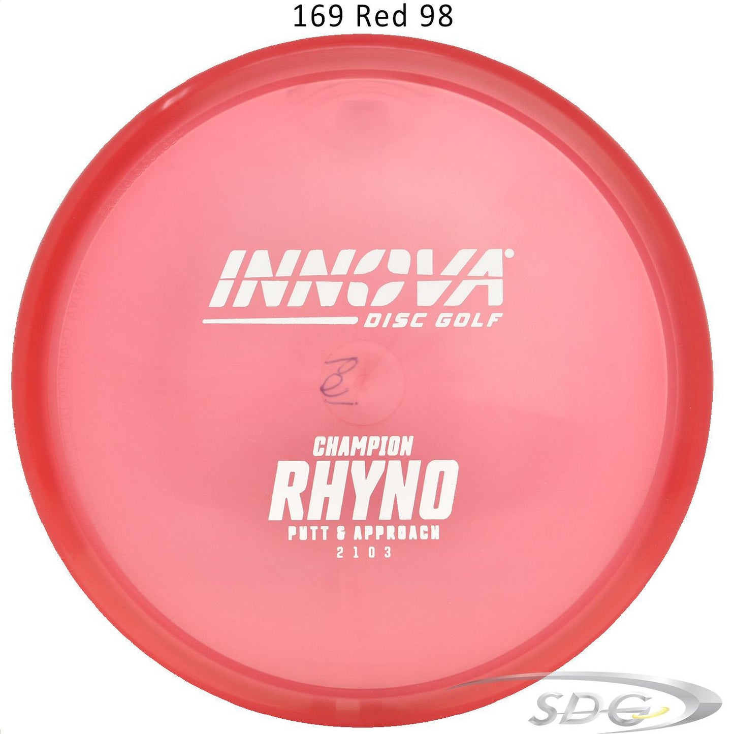 innova-champion-rhyno-disc-golf-putter 169 Red 98 