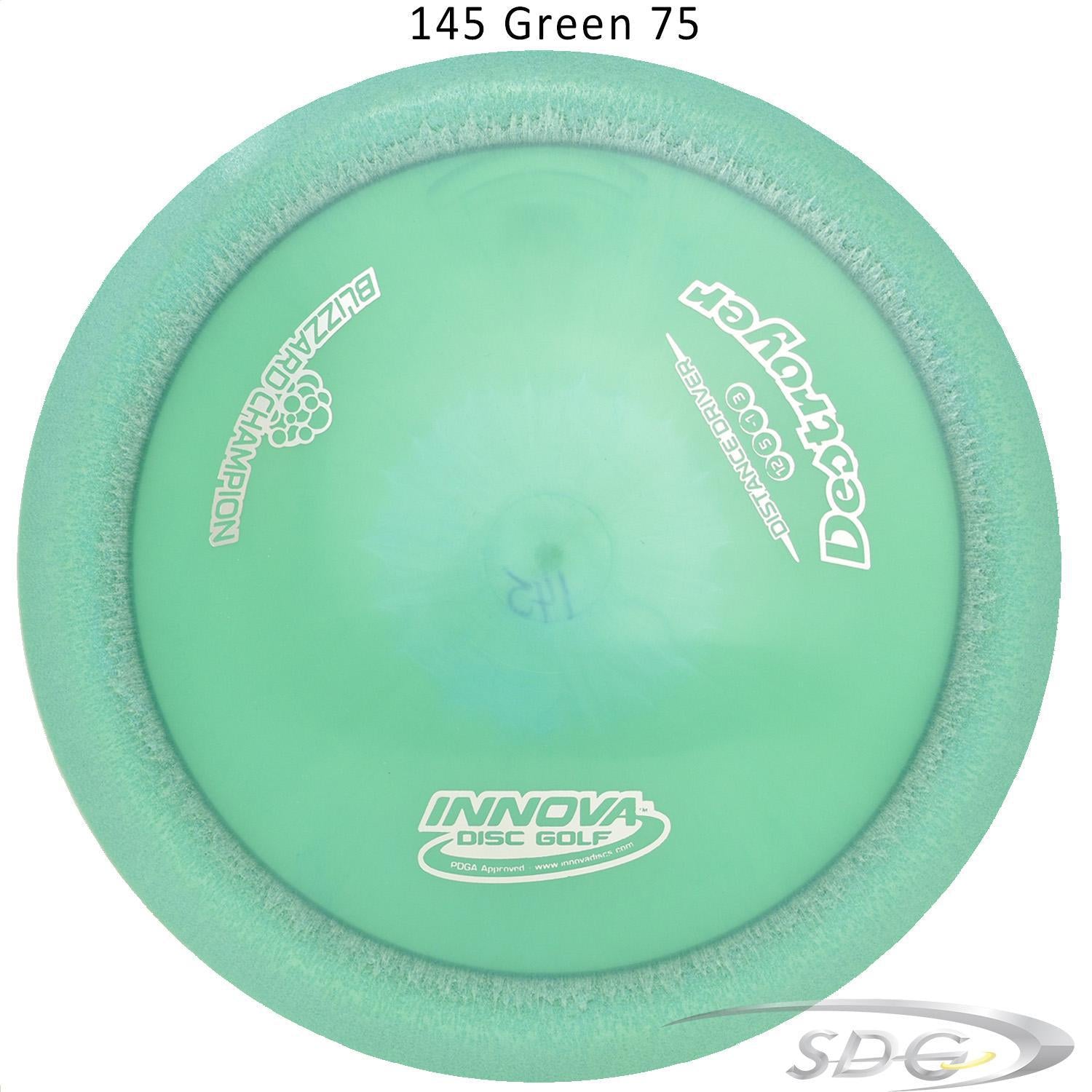 innova-blizzard-champion-destroyer-disc-golf-distance-driver 145 Green 75