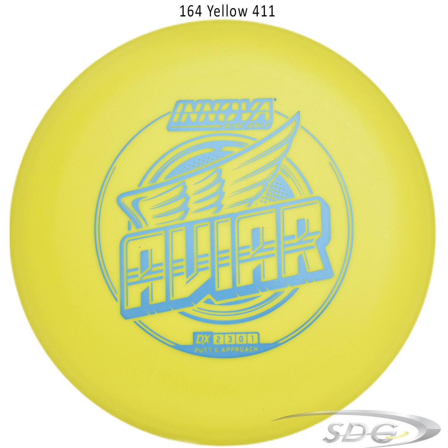 innova-dx-aviar-disc-golf-putter 164 Yellow 411 