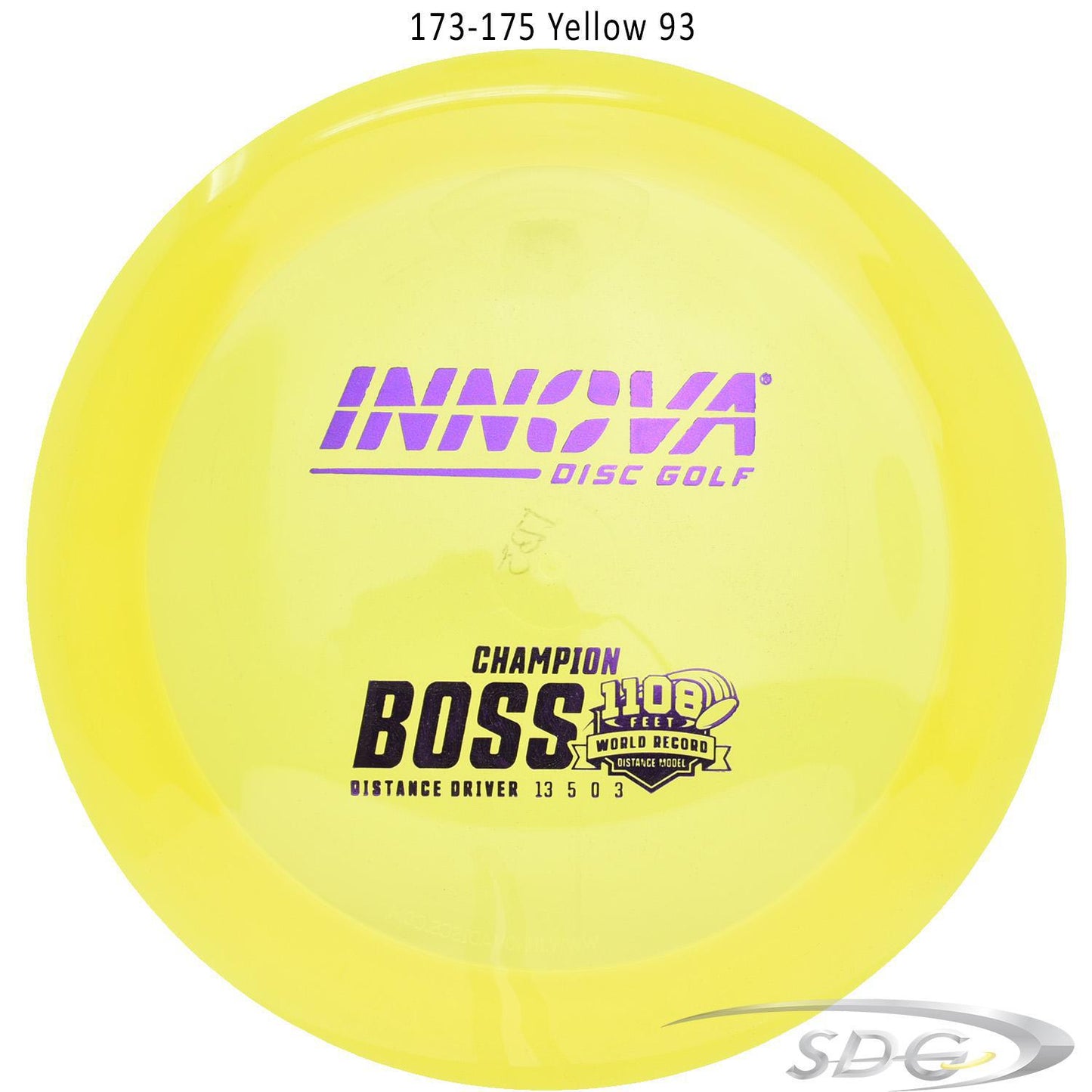 innova-champion-boss-disc-golf-distance-driver 173-175 Yellow 93