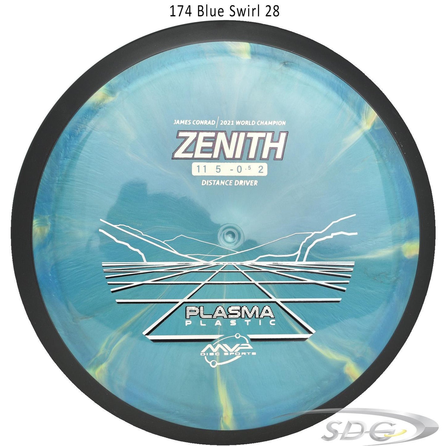 mvp-plasma-zenith-disc-golf-distance-driver 174 Blue Swirl 28 