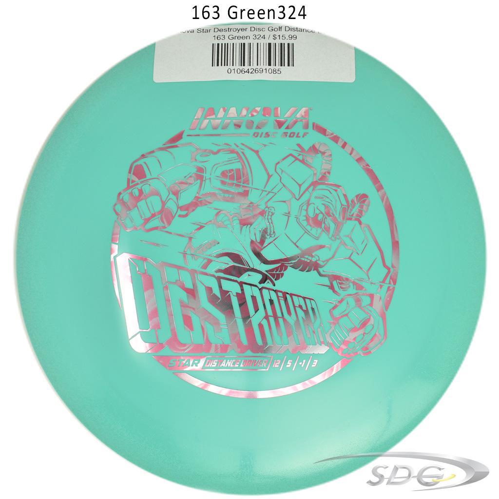 innova-star-destroyer-disc-golf-distance-driver 163 Green 324 