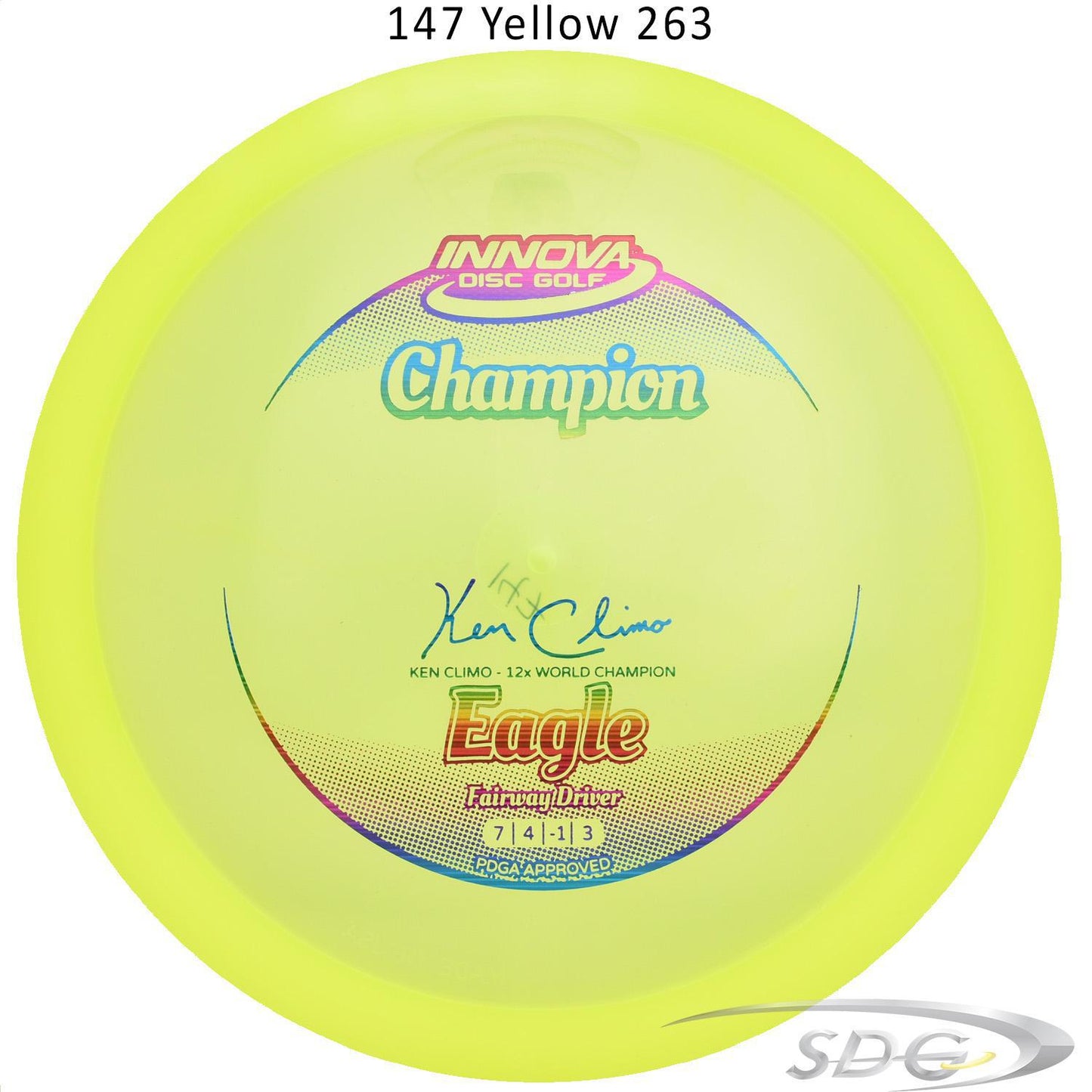 innova-champion-eagle-disc-golf-fairway-driver 147 Yellow 263 