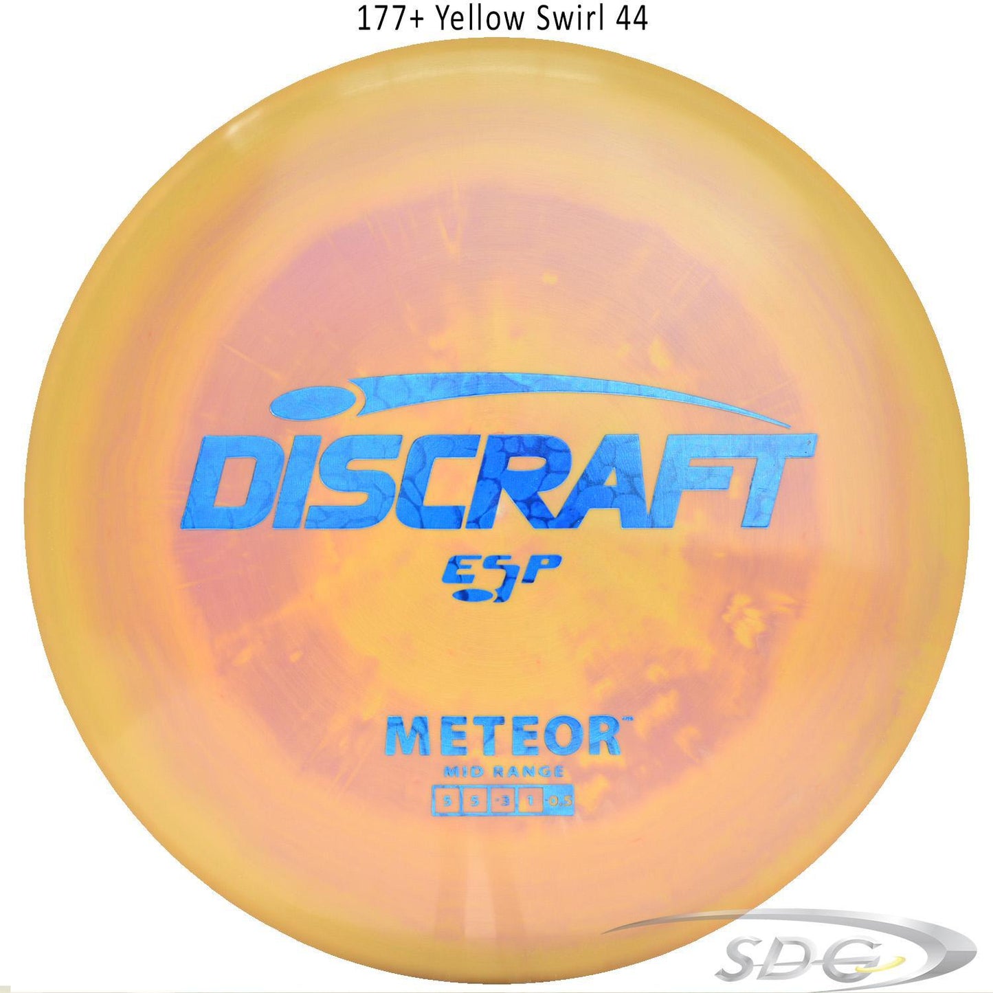 discraft-esp-meteor-disc-golf-mid-range 177+ Yellow Swirl 44 