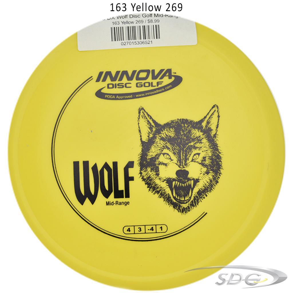innova-dx-wolf-disc-golf-mid-range 163 Yellow 269 