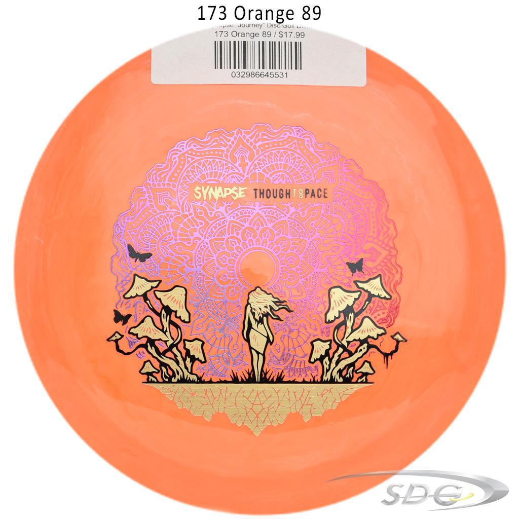 tsa-aura-synapse-journey-disc-golf-distance-driver 173 Orange 89 
