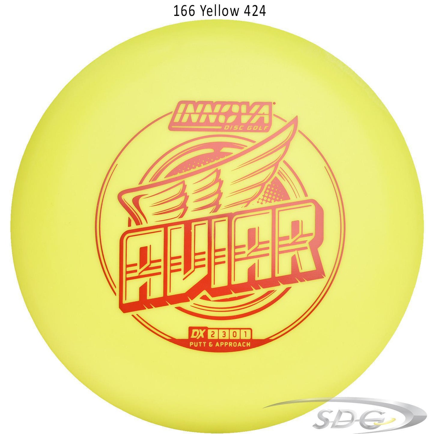 innova-dx-aviar-disc-golf-putter 166 Yellow 424 
