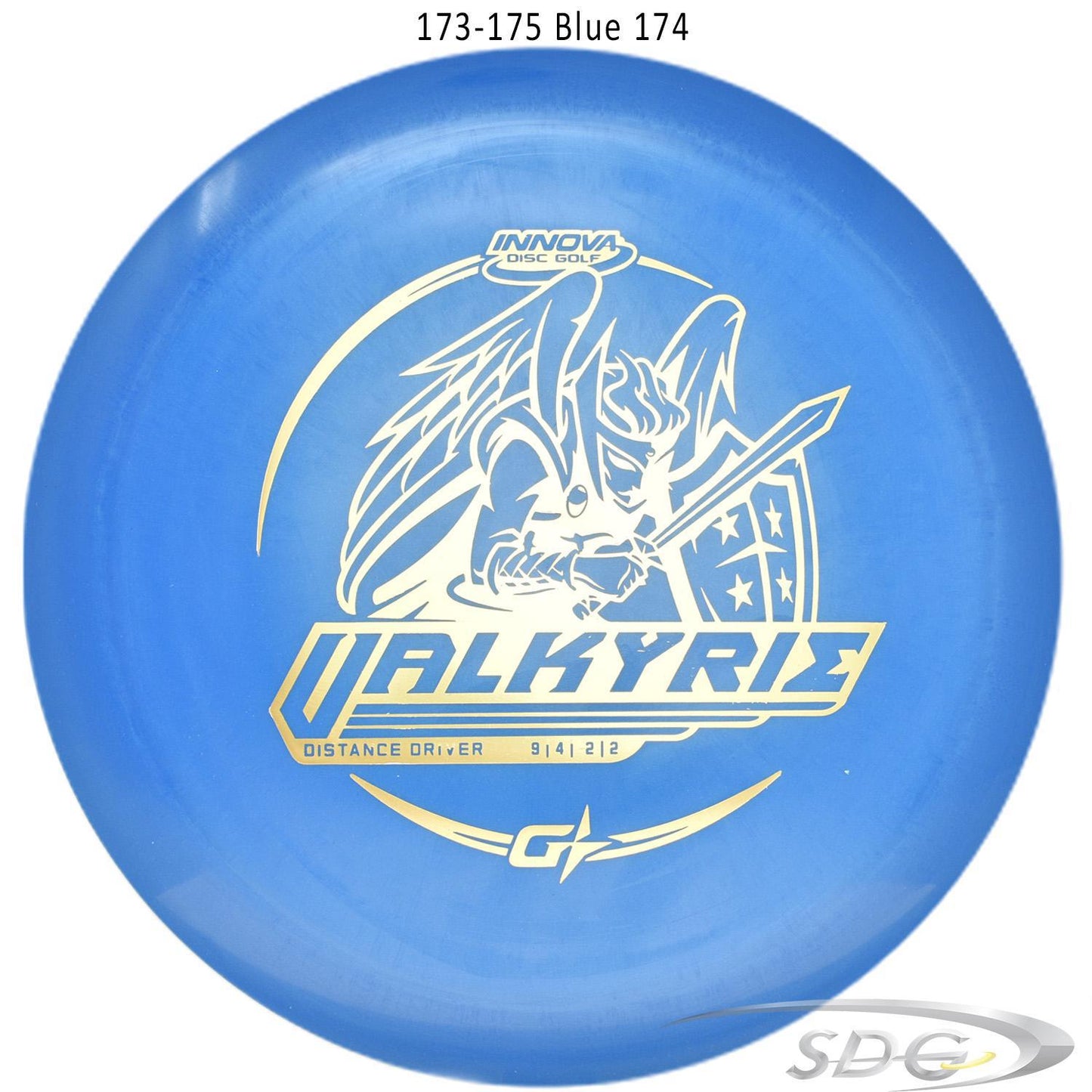 innova-gstar-valkyrie-disc-gold-distance-driver 173-175 Blue 174 