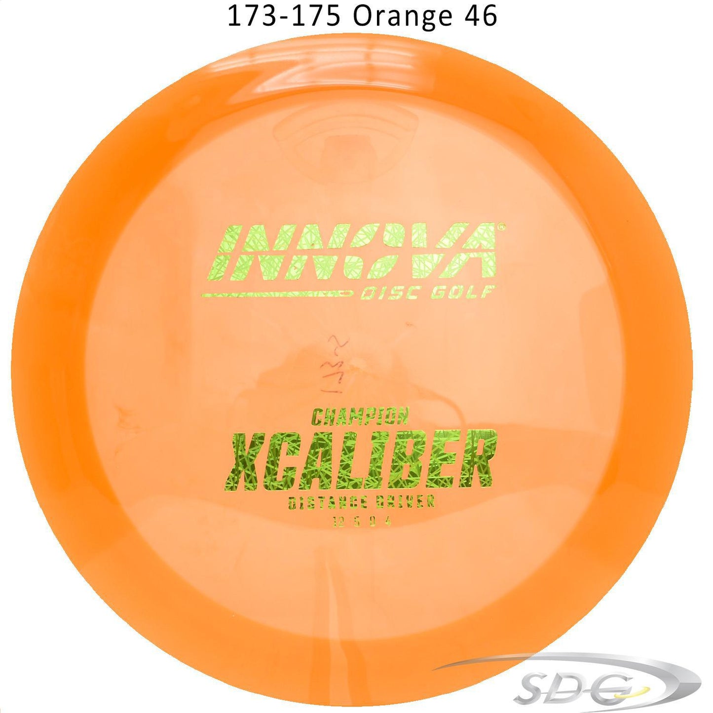 innova-champion-xcaliber-disc-golf-distance-driver 173-175 Orange 46 