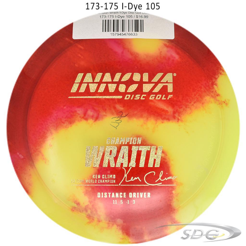 innova-champion-wraith-i-dye-disc-golf-distance-driver 173-175 I-Dye 105 
