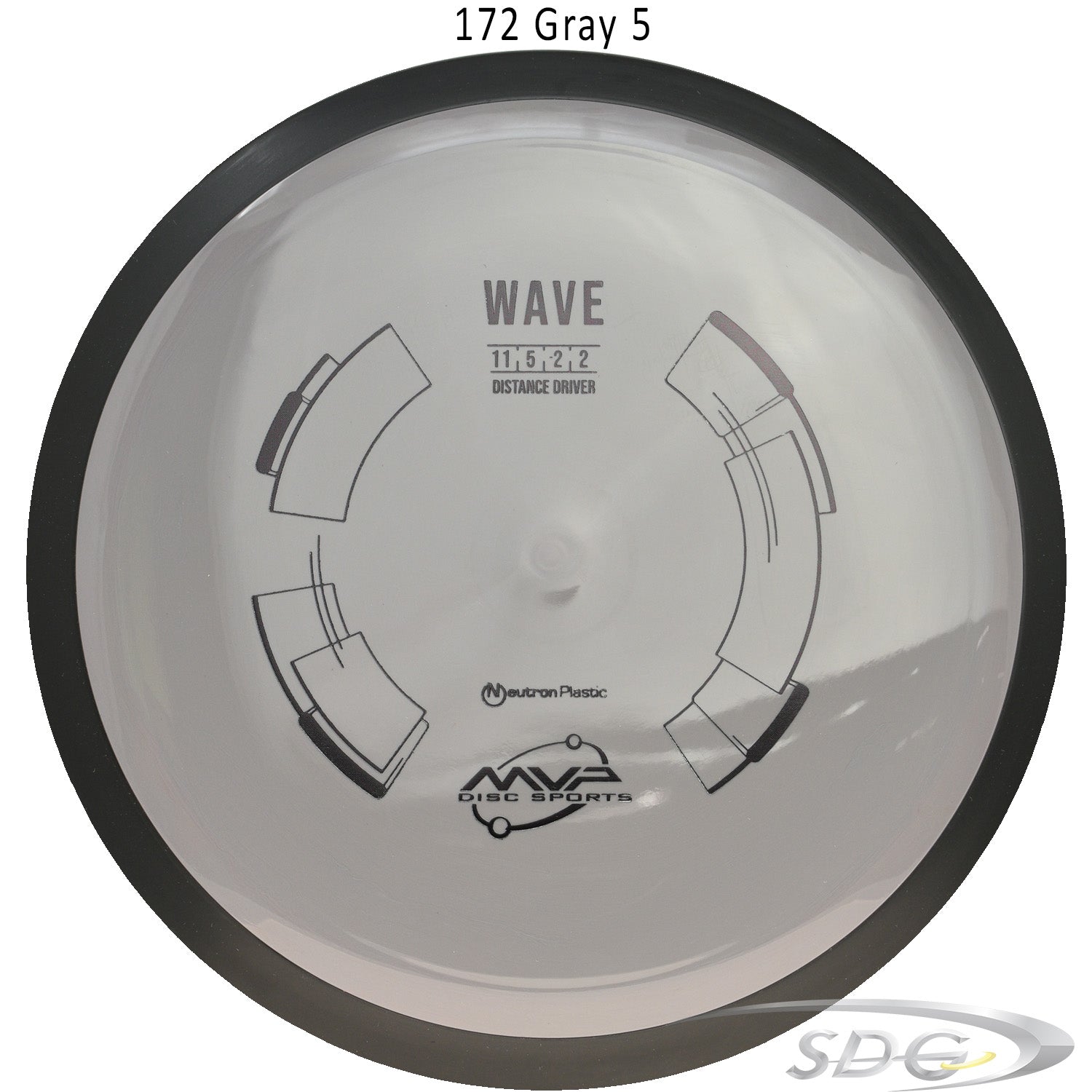 mvp-neutron-wave-disc-golf-distance-driver 172 Gray 5 