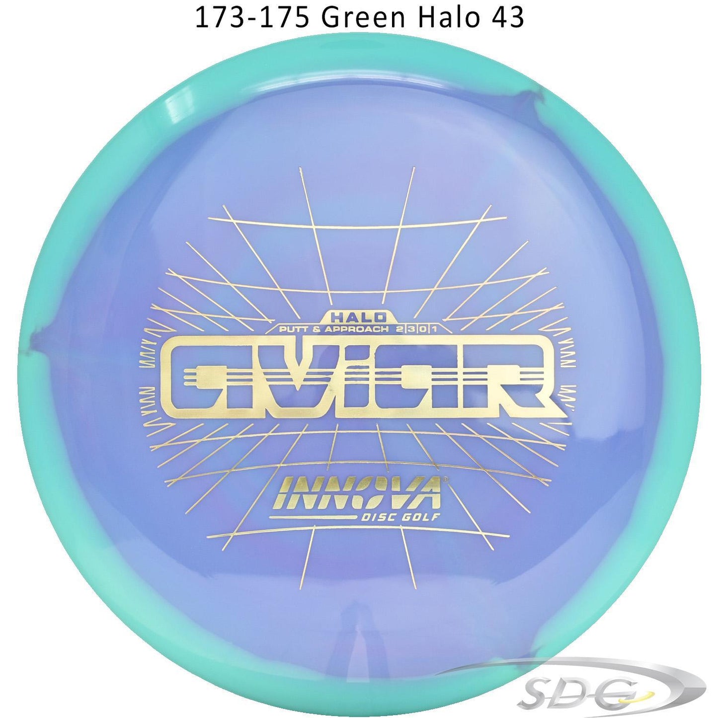innova-halo-star-aviar-disc-golf-putter 173-175 Green Halo 43 