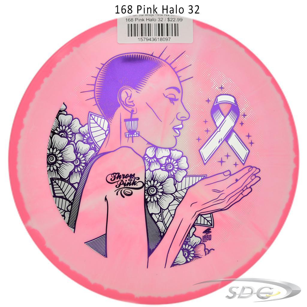 innova-halo-star-mirage-throw-pink-survivor-2-color-disc-golf-putter 168 Pink Halo 32 