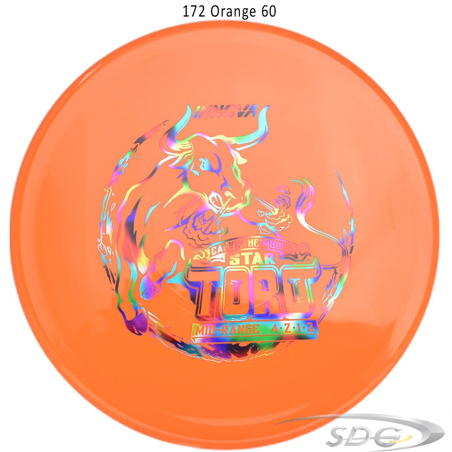 innova-star-toro-calvin-heimburg-signature-disc-golf-mid-range 172 Orange 60 