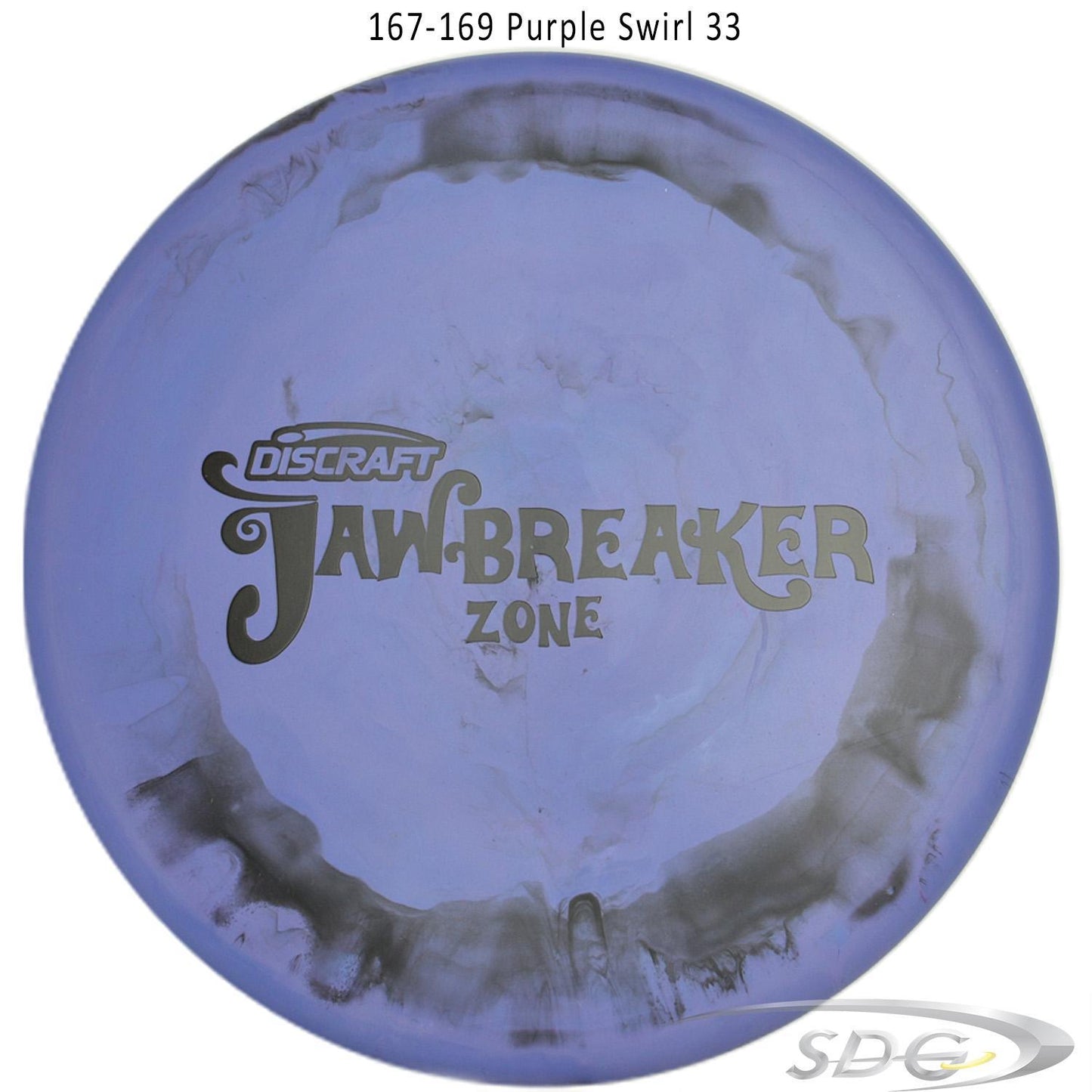 discraft-jawbreaker-zone-disc-golf-putter-169-160-weights 167-169 Purple Swirl 33 