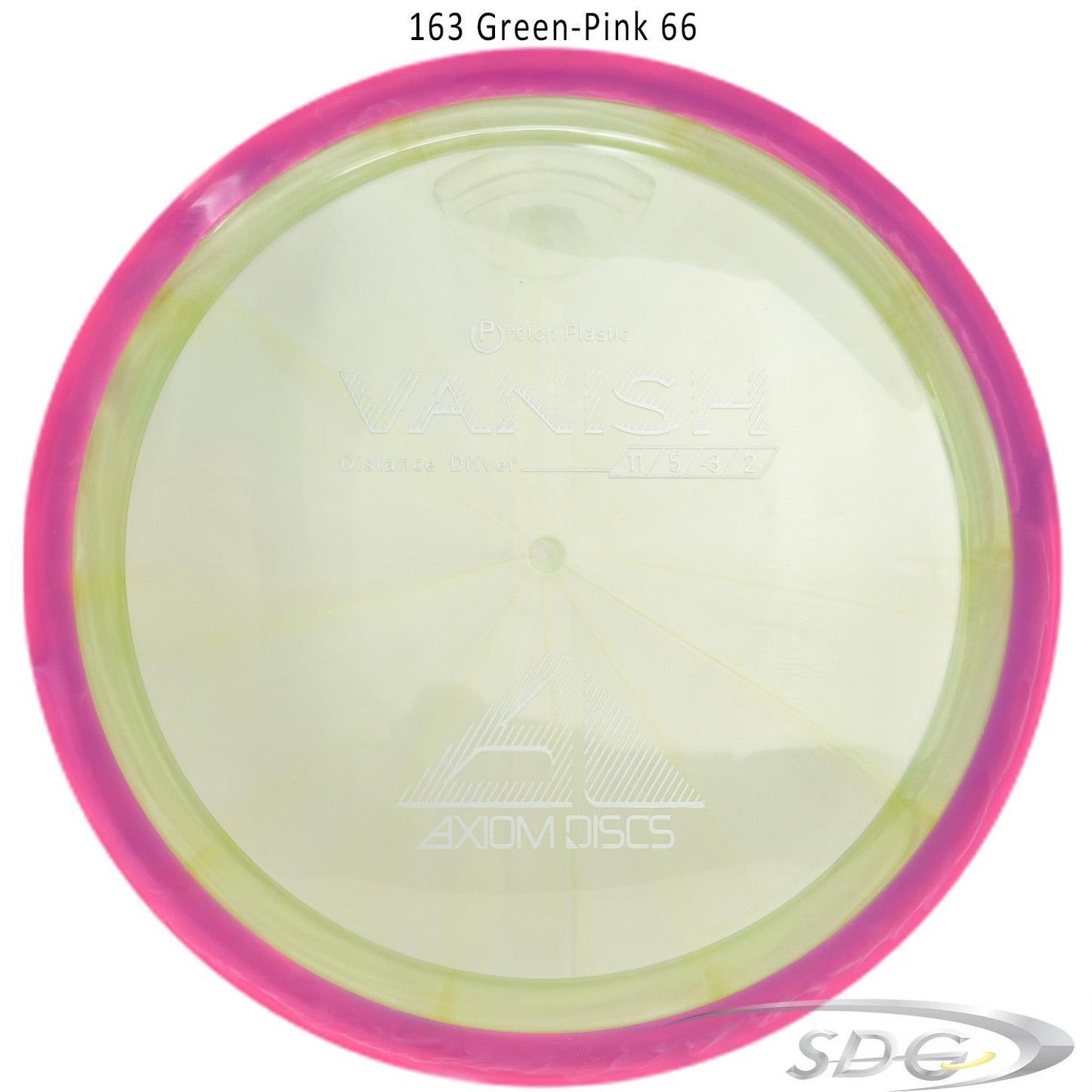 axiom-proton-vanish-disc-golf-distance-driver 163 Green-Pink 66