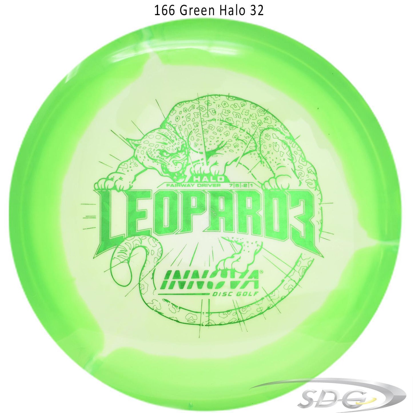 innova-halo-star-leopard3-disc-golf-fairway-driver 166 Green Halo 32 