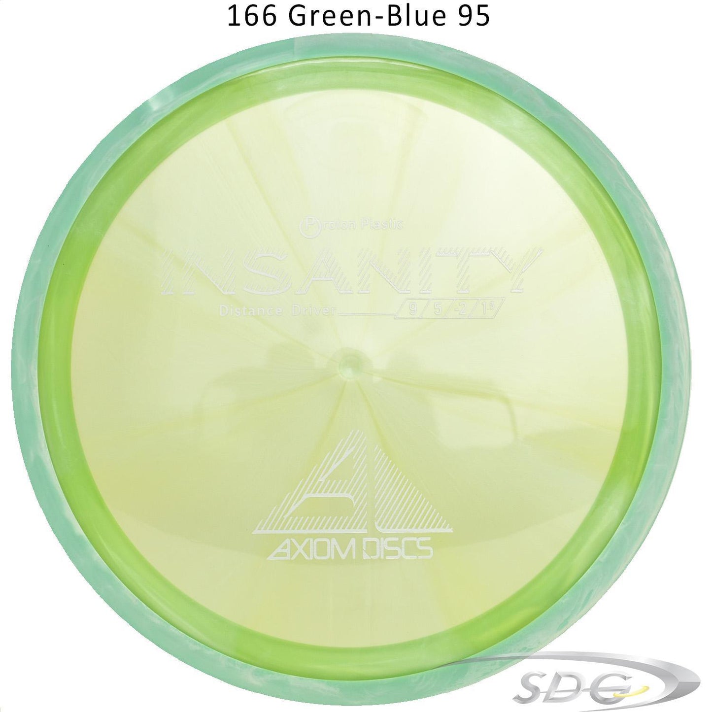 axiom-proton-insanity-disc-golf-distance-driver 166 Green-Blue 95 