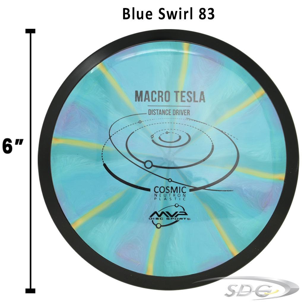 mvp-cosmic-neutron-tesla-macro-disc-golf-mini-marker Blue Swirl 83 