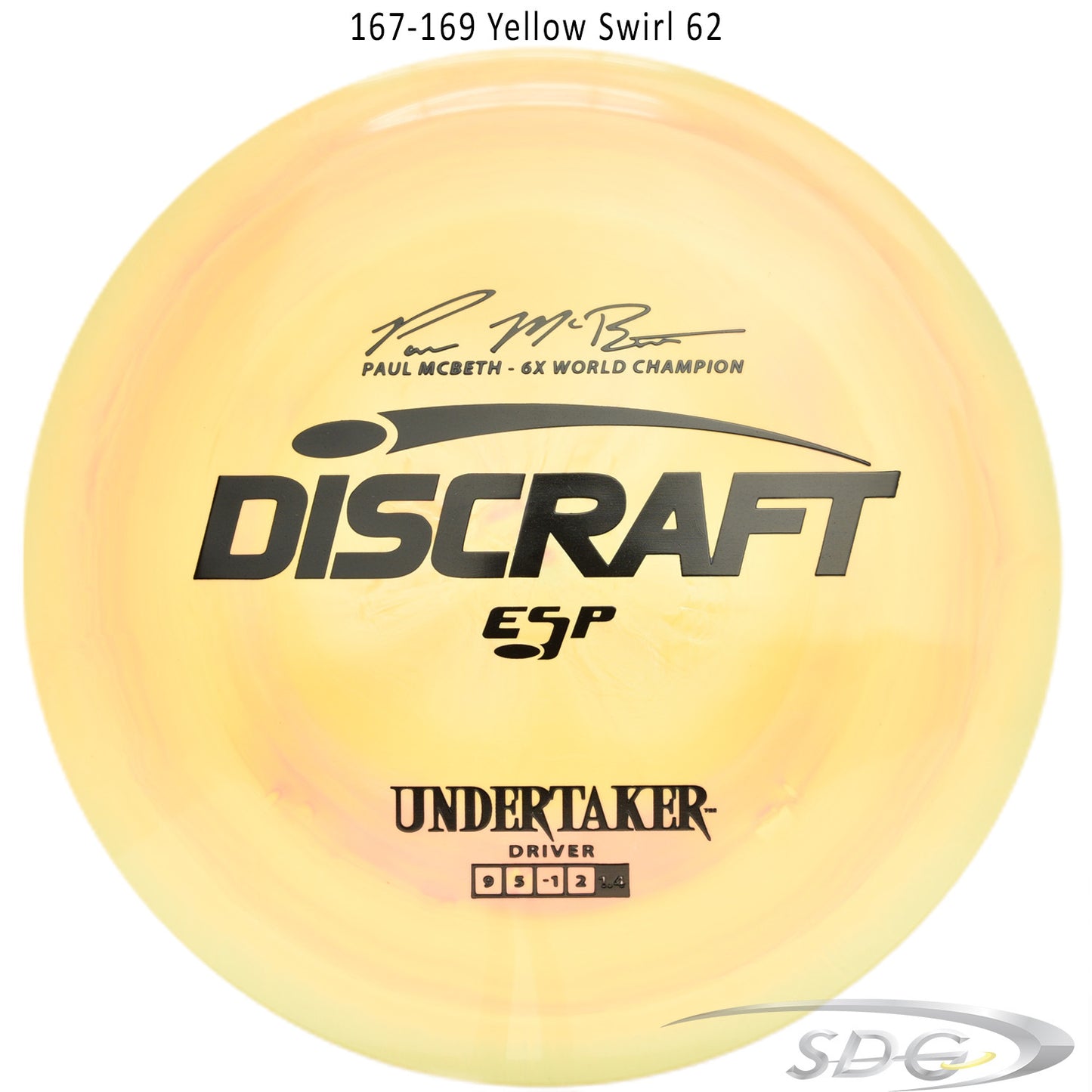 Discraft ESP Undertaker 6X Paul McBeth Signature Series Disc Golf Distance Driver