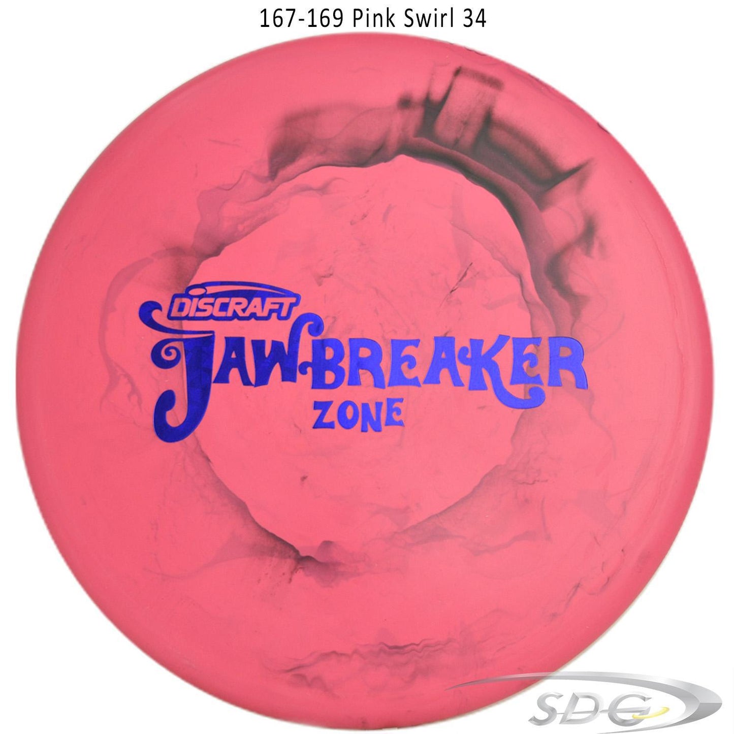 discraft-jawbreaker-zone-disc-golf-putter 167-169 Pink Swirl 34