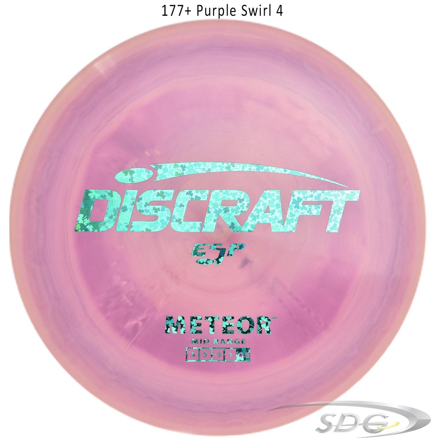 discraft-esp-meteor-disc-golf-mid-range 177+ Purple Swirl 4 