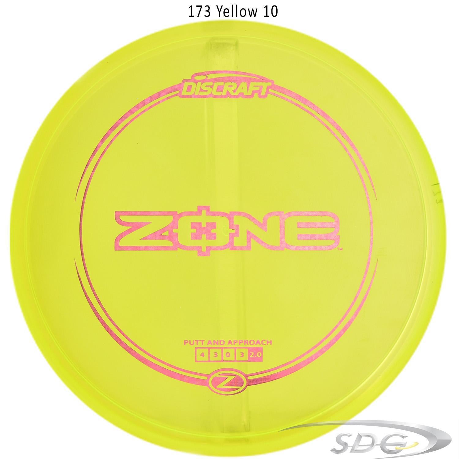 discraft-z-line-zone-disc-golf-putter-176-173-weights 173 Yellow 10 