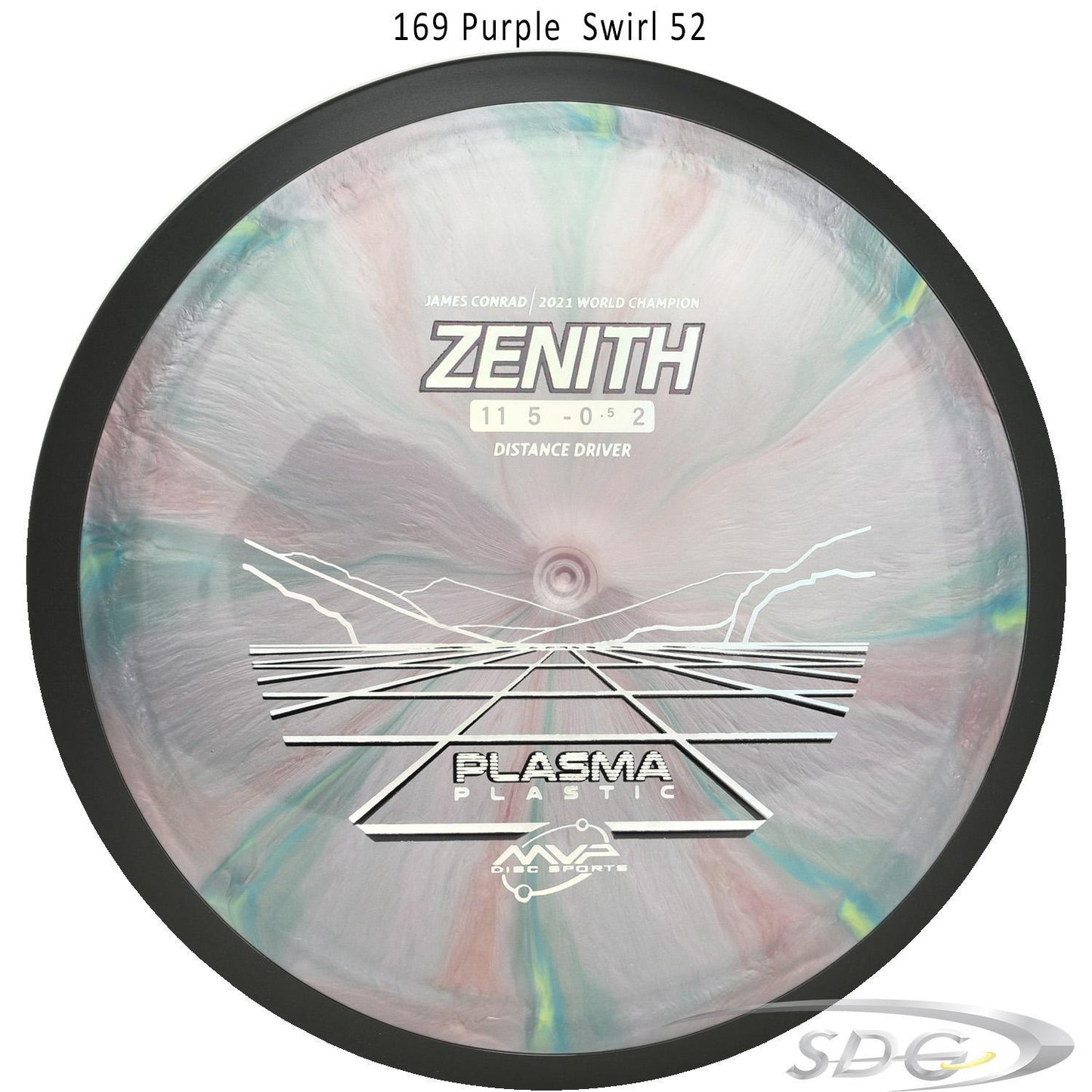 mvp-plasma-zenith-disc-golf-distance-driver 169 Purple Swirl 52 
