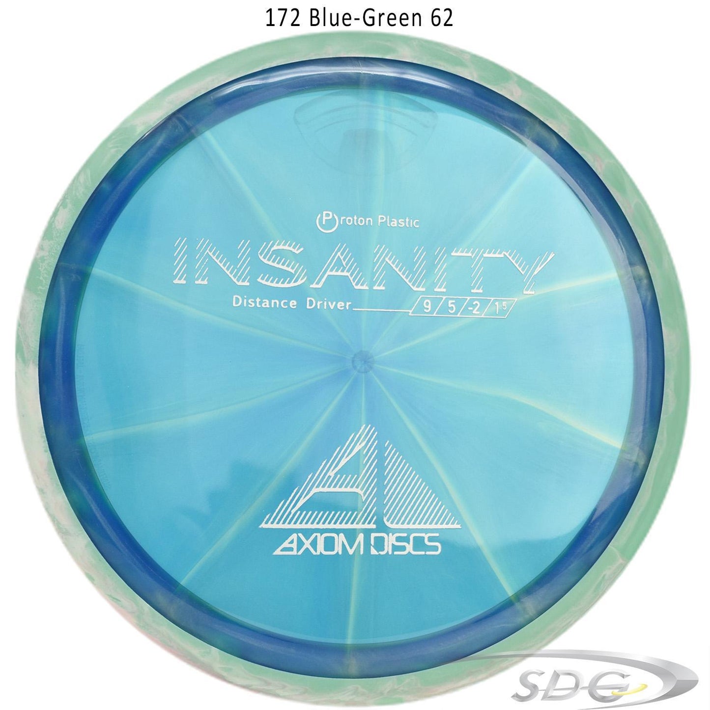 axiom-proton-insanity-disc-golf-distance-driver 172 Blue-Green 62 