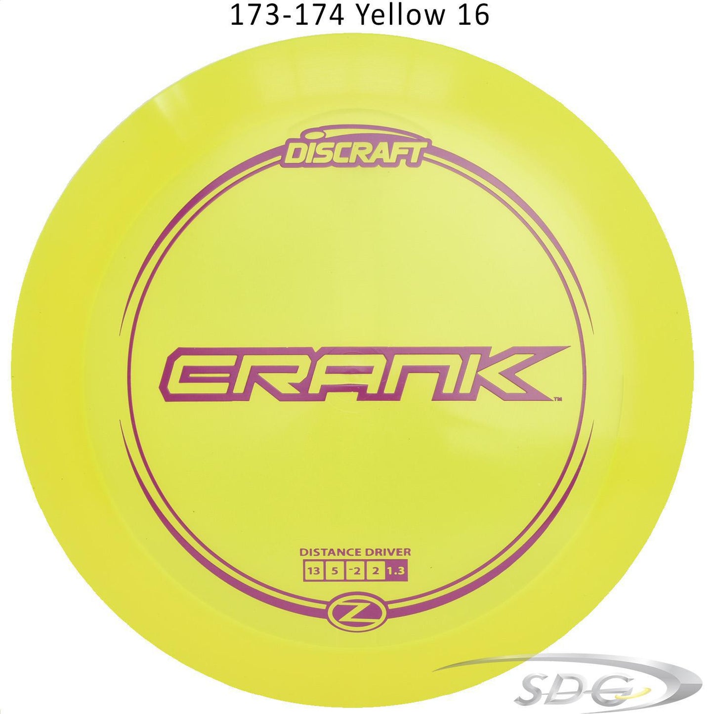 discraft-z-line-crank-disc-golf-distance-driver 173-174 Yellow 16