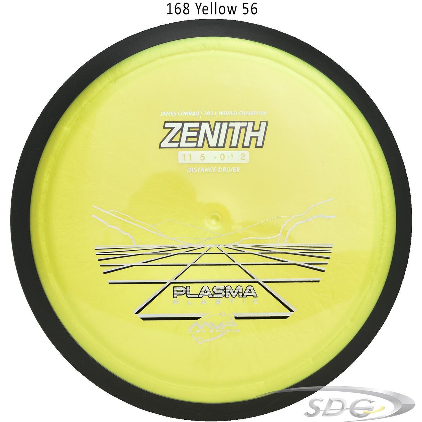 mvp-plasma-zenith-disc-golf-distance-driver 168 Yellow 56 